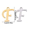 Accesorios de Joyería DIY de Acero Inoxidable de Venta Caliente Transfronteriza, Colgantes de Letras Inglesas Grandes que Conservan el Color, Dijes Decorativos para Pulsera y Collar