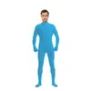 Macacão de Meio Corpo para Halloween Laranja Cor Sólida Roupa Base Bodysuit Halloween Zentai Customização Transfronteiriça