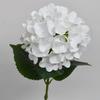 Hortênsia de casamento 3D sinta hortênsia de ramo único flor artificial decoração de sala de estar buquê de flores decorativas flor de seda