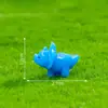 Paisaje en miniatura de comercio exterior transfronterizo, figuras creativas de pequeños dinosaurios de color sólido, accesorios decorativos DIY para jardinería, mini adornos