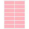Papel para Limpiar la Boca Rectangular Pegatinas Marcadoras Impermeables a Prueba de Aceite de Colores Etiquetas Pegatinas de Nombres de Estudiantes Cuadradas Pegatinas de Clasificación para Tareas