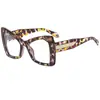Nuevas Gafas de Sol Cuadradas Europeas y Americanas para Mujer, Gafas de Sol Cuadradas de Marco Grande, Gafas de Sol Personalizadas de Colores Transfronterizas 5696
