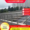 Fabricante de cercas de aço inoxidável em estoque cerca de paisagismo de aço inoxidável 304 Corrimão de isolamento de proteção de ponte de rio