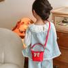 2024 Nuevo Bolso de Niña Moda Estilo Extranjero Bolso de Mano de Princesa Bolso de Hombro Cruzado para Niña Celebridad de Internet Bolso para Niños