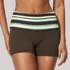 Shorts Fitness Verão 2026 Novos com Design Color Block, Alta Elasticidade, Controle de Barriga, Levanta Bumbum, Secagem Rápida Shorts Esportivos para Corrida 4549