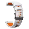 Pulseira de Silicone Trapezoidal Bicolor de 22mm Adequada para Huawei Samsung Garmin Gaochi Xiaomi Esportiva de Pulso de Reposição