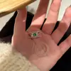 Anillo de Set de Anillos de Imitación de Jade en Capas de Nuevo Estilo Chino de Moda con un Sentido de Nicho Retro y Sofisticación, Anillo Desmontable