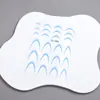 Arte de Uñas Degradado Francés Stickers Media Luna Sonrisa Stickers Ultrafinos Línea Francesa Arco Stickers Auxiliares Calcomanías para Uñas Joyería