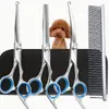 Suministros para Mascotas Más Vendidos: Tijeras Profesionales Integrales de Acero para Peluquería Canina para Recortar y Eliminar Pelo Suelto