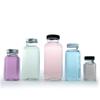 100ml/180ml/250ml/350ml/500ml botella de vidrio portátil sellada con tapa de aluminio redonda cuadrada/tapa de plástico