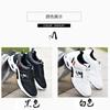 Zapatos de Otoño de Malla Transpirable para Hombre Zapatos Deportivos Casuales para Jóvenes Zapatos Blancos para Hombre Antideslizantes para Correr Lona Zapatos de Moda