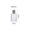 Botella de perfume de vidrio transparente de alto valor 50 ml cosmético aceite esencial spray sub-botella botella de muestra pequeña de perfume vacía