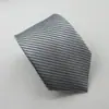 960 Gravata Masculina de Costela Fina Formal de Negócios Listrada Gravata para Noivo Casamento Estilo Coreano Gravata para Terno em Estoque