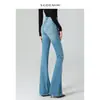 Jeans de Tiro Alto Microbocana para Mujer, Lavados, Temperamento, Pantalones Largos para el Trabajo, Jeans, Elásticos en Cuatro Direcciones, Skinny, Levanta Glúteos, Delgados