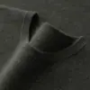 Suéter de cachemira para bebé Baicaicong para hombre, cuello redondo bajo, tejido de punto de cachemira casual de negocios para otoño e invierno