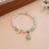 Pulsera natural de Tianshan Cui de Xinjiang para mujer, nueva pulsera china de cuentas, colgante de hebilla de calabaza de paz, venta al por mayor