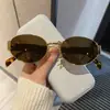 Gafas de Sol Redondas Estilo Europeo y Americano para Mujer, Lentes de Moda de Gama Alta, Protección UV para Conducir, Gafas de Sol de Moda para Sesiones de Fotos, Accesorios Decorativos