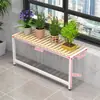 Tablero de Extensión para Repisa de Ventana Repisa de Balcón Ampliada Estante Largo para Macetas Estante de Almacenamiento para Suculentas en Ventana Soporte de Plantas Apilable