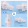 Venta Directa de Fábrica Válvula Unidireccional de Plástico, Válvula de Paro de Agua, Válvula de Retención con Barbilla, Válvula de Paro de Agua Resistente al Ozono, Válvula de Cierre para Manguera de Bomba de Aire