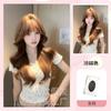 Peluca de Seda Huan para Mujer, Diaria, Celebridad de Internet, Cabello Largo Rizado, Lolita Dulce Natural Realista, Cobertura Completa de Cabeza Jk
