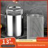 Frigideira de Aço Inoxidável 304 Frigideira Doméstica com Controle de Temperatura Cesta com Filtro de Óleo Economizadora de Combustível para Cozinha Cesta de Fritura de Aço Inoxidável 201