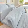 Categoría a Ropa de Cama de Terciopelo de Leche de Invierno para Mamás y Bebés Juego de Cuatro Piezas Funda de Edredón Espesa de Terciopelo de Coral Sábanas Franela Forrada de Felpa