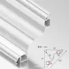 Línea de Yeso Luminosa de Aleación de Aluminio, Línea de Esquina para Techo sin Ranura para Toda la Casa, Específicamente para Renovación del Hogar y Transformación de Casas Viejas