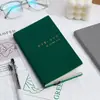 Libro de Registro Diario de Autodisciplina para Llevar Consigo Gestión Simple del Tiempo Rectangular Pequeño A6 Duradero