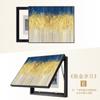 Pintura Decorativa de Lujo Ligero para Caja de Medidor Eléctrico para Cubrir la Caja, Estilo Moderno Simple, Instalación sin Taladro para Entrada, Comedor, Pintura Colgante para Cubierta de Caja Multimedia