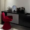 Banqueta de Maquiagem Luxo Leve Banqueta Simples para Maquiagem Celebridade da Internet Cadeira para Toucador do Quarto Principal Cadeira Giratória para Meninas Beleza Manicure Cadeira com Encosto