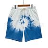Pantalones cortos de lino y algodón teñidos con tinte azul de Dali, Lijiang, Guizhou, Wenchuang, para hombre, moda nacional, para playa