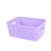 Caja de Almacenamiento de Escritorio Cesta de Almacenamiento de Snacks Cesta de Almacenamiento Cesta de Almacenamiento Hueca Cesta de Almacenamiento con Marco de Plástico Portátil Caja Cesta de Almacenamiento de Artículos Varios