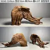 Ornamento de Paisaje de Madera para Acuario Tamaño Pequeño Puente de Arco de Madera de Tejo Morado Natural Tocones de Árboles Sudamericanos Plataforma para Tomar el Sol de Tortuga Escondite Pilar Hundido