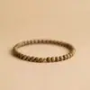 Pulseira de Sândalo Verde Natural Joias de Nicho Vintage Ajustável Atacado