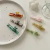 Ins Dulce Lindo Pasador de Conejo de Acetato Clip de Pato Corazón para Niña Estudiante Accesorios para el Cabello de Dibujos Animados Japoneses y Coreanos Clip para Flequillo