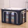 Caja de Almacenamiento Bainer de Tres Puertas Tela Marco de Acero Caja de Almacenamiento Acabado de Ropa Personalizado Acabado del Hogar Impermeable y a Prueba de Humedad Fábrica