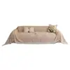 Nova capa para sofá com chaise longue alargada de 230 cm, adequada para todas as estações, simples e elegante