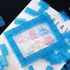 Materiales Hechos a Mano para Bricolaje 1:1 Molde de Silicona Líquida para Hacer Bloques de Construcción Molde de Silicona Herramienta de Combinación Libre Marco del Molde