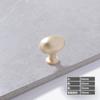 Manija Dorada Minimalista Nórdica de Calabaza, Manija Pequeña Redonda Negra para Gabinete, Armario, Cajón, Ferretería para Muebles