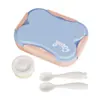 Pote de Plástico para Almoço Transfronteiriço da Amazon, Seguro para Micro-ondas, Marmita Compartimentada para Trabalhadores de Escritório, Pote Selado para Conservar Frescor, Grau Alimentício