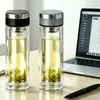 Copos de Presente Impressos Personalizados de Fábrica, Copos Publicitários, Copos de Vidro de Camada Dupla, Copos de Água de Vidro Borossilicato Alto, Copos de Chá, Copos com Logo Personalizado