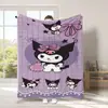 Manta de Flanela Sanrio Infantil Desenho Animado Transfronteiriça Manta Impressa Digitalmente Manta para Quatro Estações Ar Condicionado Manta para Almoço