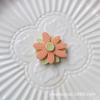 Acessórios de flores de resina faça você mesmo, camada dupla, pétalas de girassol, margarida, acessórios para cabelo de crianças, sapatos artesanais, meias, material de joalheria