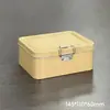 Caja de Almacenamiento Pequeña con Hebilla Unilateral para Tarjetas Ins Organizador de Fotos Polaroid Lata de Escritorio para Clips de Papel