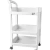 Estante de almacenamiento tipo carrito pequeño para la temporada de regreso a clases, estante de almacenamiento multicapa, estante de almacenamiento de escritorio móvil para el hogar de pie, almacenamiento para dormitorio
