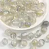 Cuentas Redondas de Resina Transparente de Colores Brillantes Cuentas Sueltas Pulsera Tejida a Mano para Manualidades Cuentas para Bolsos de Cadena Cuentas Brillantes Venta al por Mayor