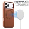 Adecuado para Funda de Teléfono Plegable Iphone18Promax, Tarjetero Samsung S26Ultra, Funda de Cuero con Carga Inalámbrica