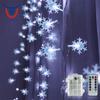 Luzes de Floco de Neve de Natal Decoração, Luzes de Natal Fio de Cobre Luzes de Fada a Pilha Quarto Casa Interior Exterior Decoração de Árvore de Natal