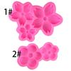 Molde de Silicona Flor de Durazno Sakura Ciruelo Fondant Pastel Chocolate Decoración Molde Molde para Hornear DIY