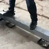 Soporte de Sierra Engrosado para Corte de Aluminio, Soporte de Apoyo para Material Largo de Altura Ajustable, Portátil, Tamaño Ajustable